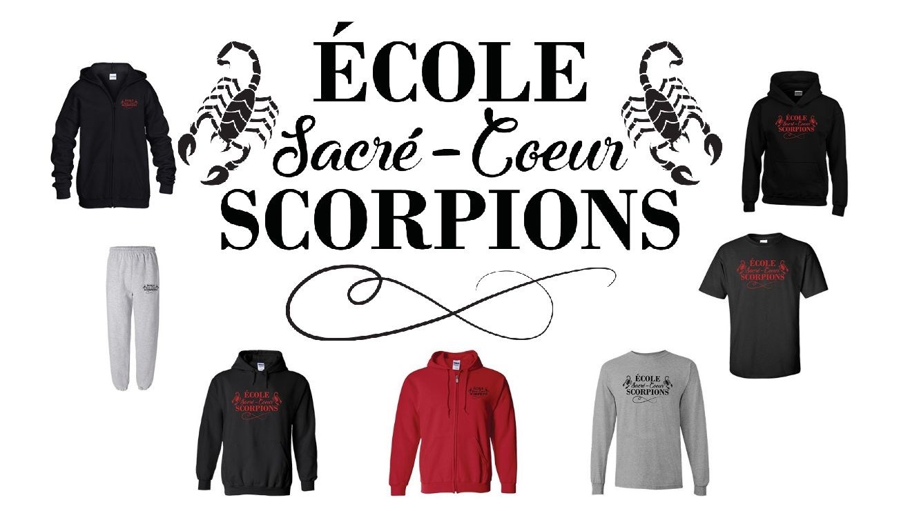 École Sacré-Coeur Scorpions Apparel